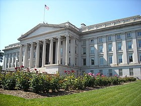 Treasury Department rear view