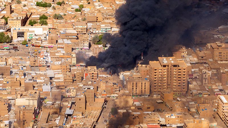 Fighting in Sudan Khartoum